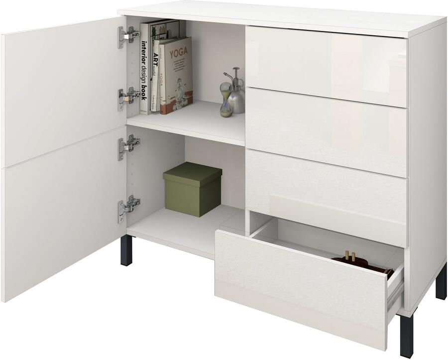 Borchardt Möbel Kast Drukknop (Push-To-Open) in hoogte verstelbare planken - Foto 2