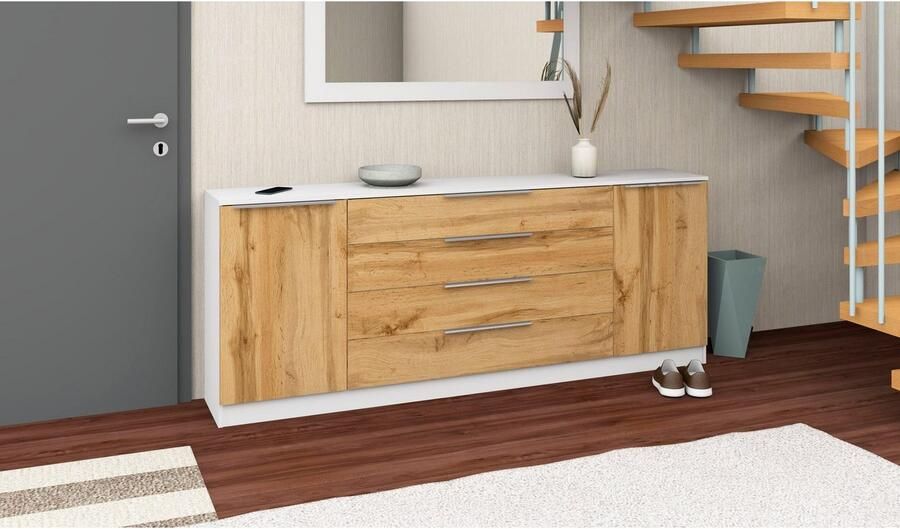 Borchardt Möbel Kast Oliva Breedte 200 cm met 4 lades - Foto 1