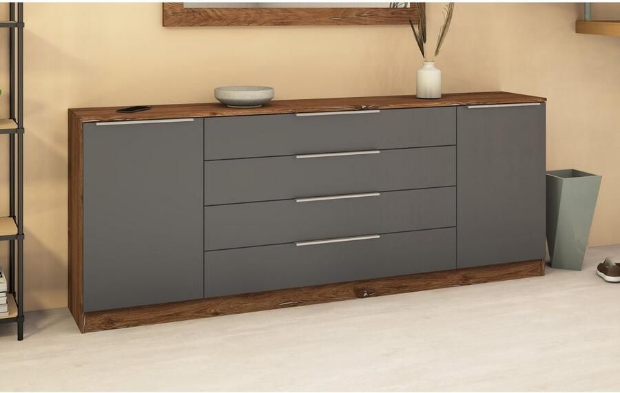 Borchardt Möbel Kast Oliva Breedte 200 cm met 4 lades - Foto 4