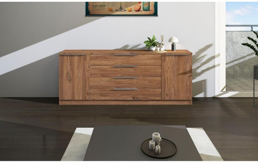 Borchardt Möbel Kast Oliva Breedte 200 cm met 4 lades - Foto 5