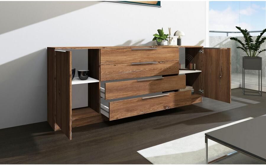 Borchardt Möbel Kast Oliva Breedte 200 cm met 4 lades - Foto 7