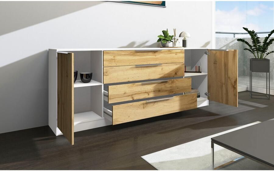 Borchardt Möbel Kast Oliva Breedte 200 cm met 4 lades - Foto 5