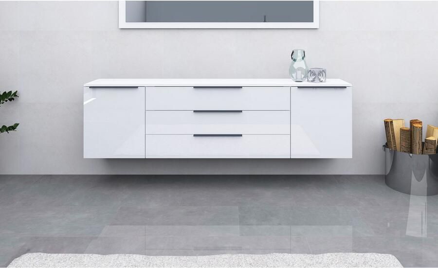 Borchardt Möbel Kast Tom Aluminium grepen in grafietgrijs mat in hoogte verstelbare legplanken - Foto 2