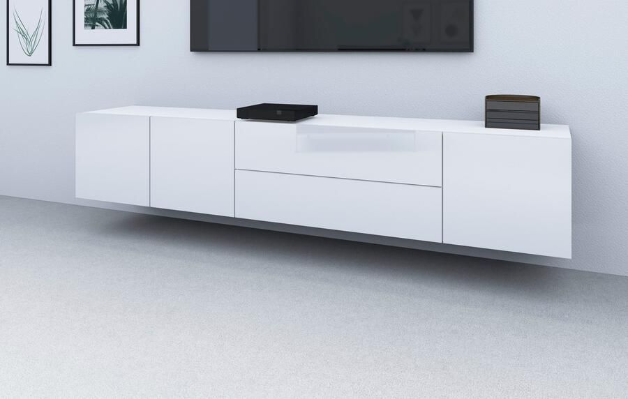 Borchardt Möbel Tv-meubel Sophia Breedte 190 cm staand en hangend te monteren