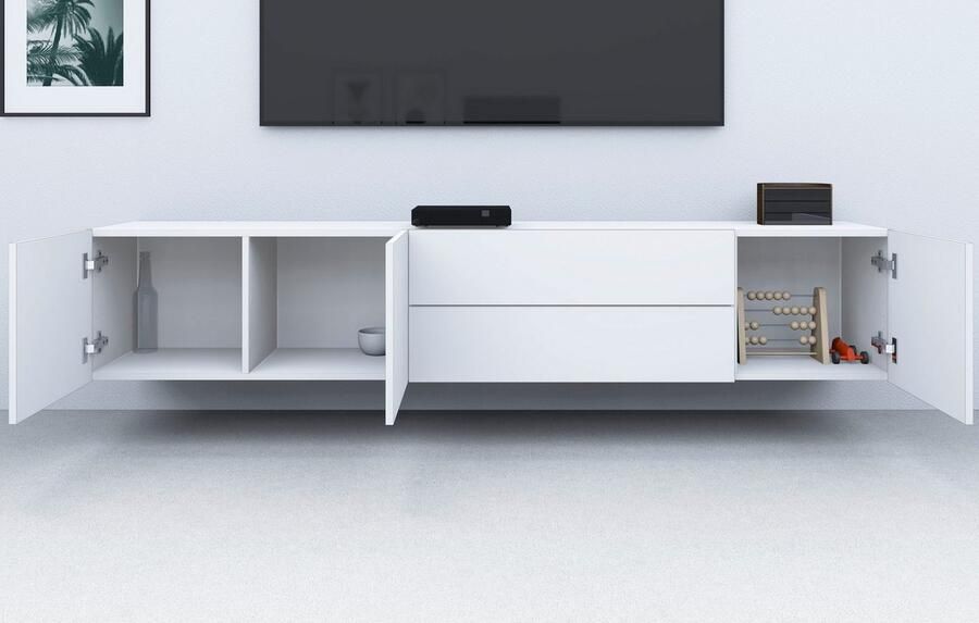 Borchardt Möbel Tv-meubel Sophia Breedte 190 cm staand en hangend te monteren - Foto 2