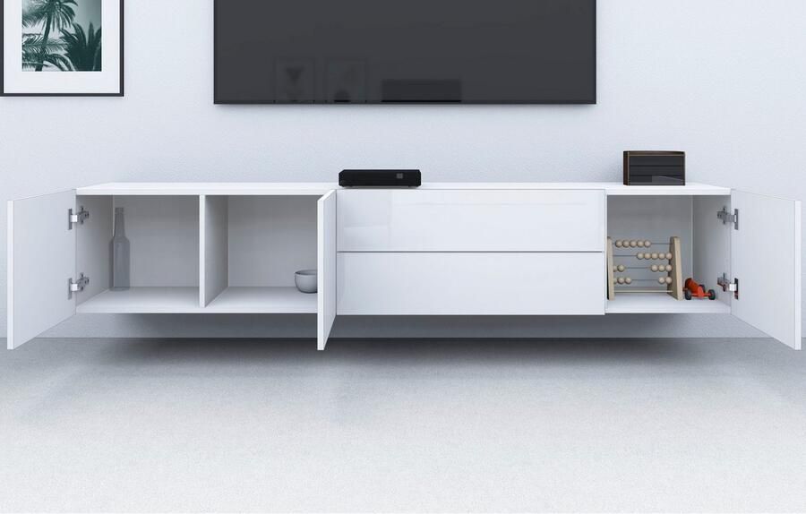 Borchardt Möbel Tv-meubel Sophia Breedte 190 cm staand en hangend te monteren - Foto 2