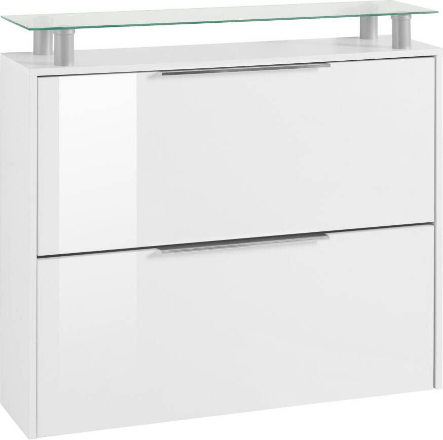 Borchardt Möbel Schoenenkast Rena hangend met glasplaat - Foto 10