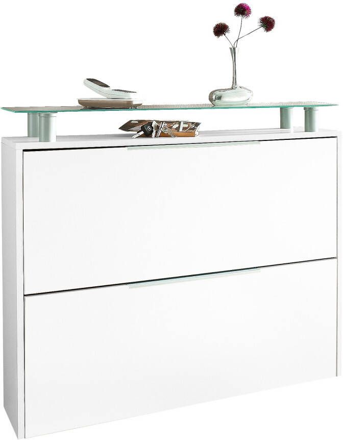 Borchardt Möbel Schoenenkast Rena hangend met glasplaat - Foto 2