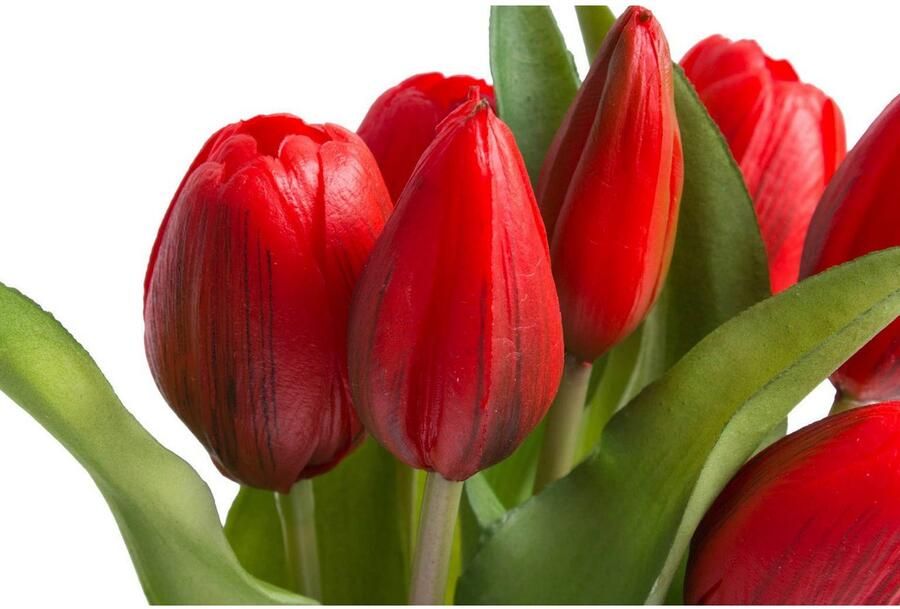 Botanic-Haus Kunstbloem Willa Bos tulpen in 7-delige set (set 7 stuks) - Foto 2