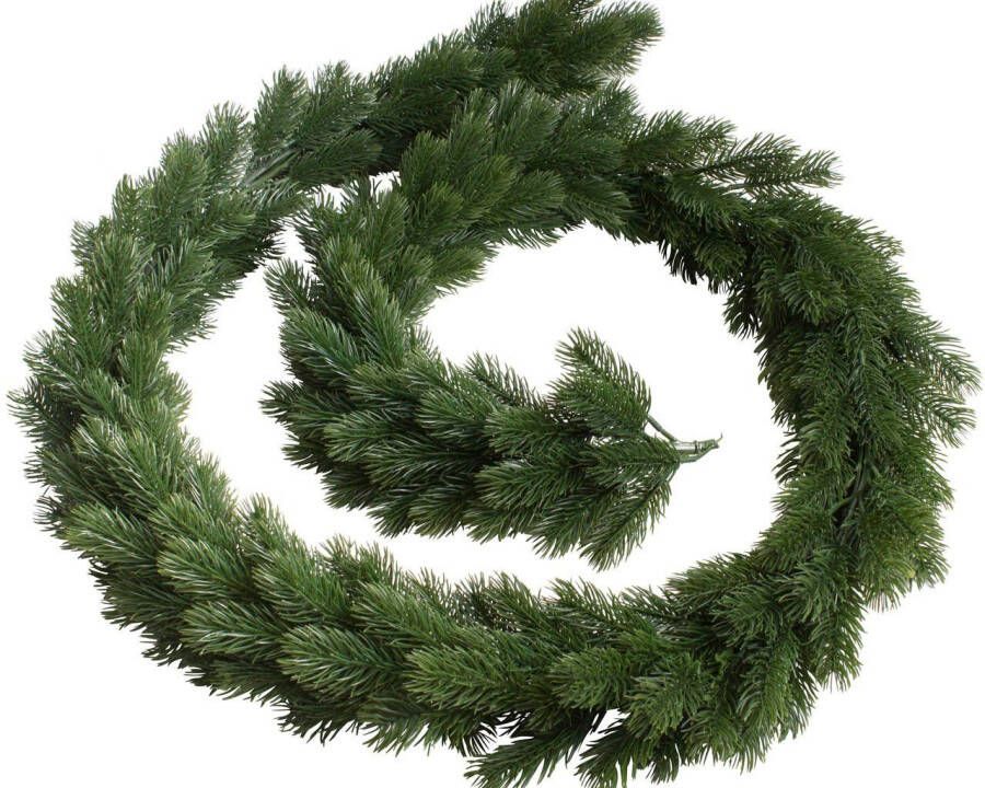 Botanic-Haus Kunst-potplanten Dennenguirlande Bavaria rond gebonden (1 stuk) - Foto 3