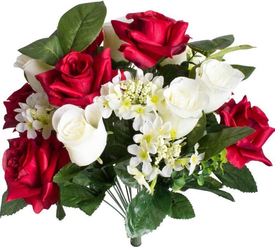 Botanic-Haus Kunstbloem Bos rozen (1 stuk) - Foto 3