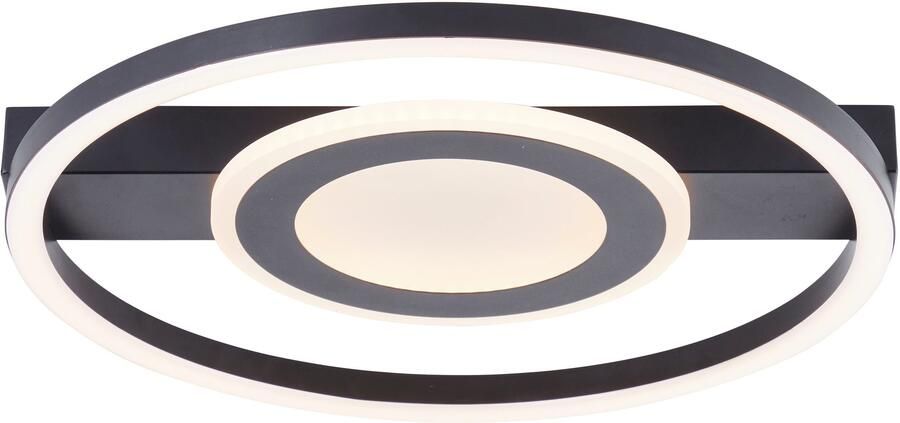 BreLight Led-plafondlamp Maureen 3001 k warmwit metaal zwart - Foto 6