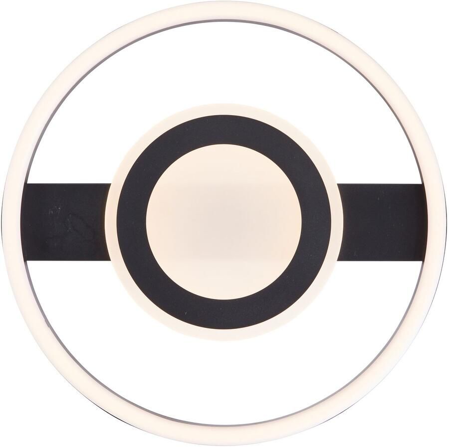 BreLight Led-plafondlamp Maureen 3001 k warmwit metaal zwart - Foto 4