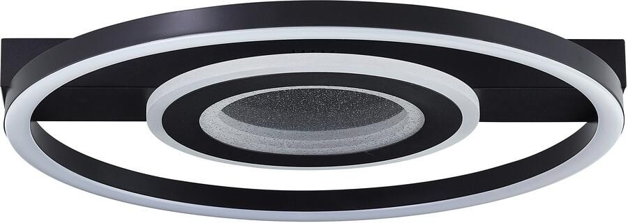 BreLight Led-plafondlamp Queens 37 x 37 cm 2400 lm 3000 k glinsterend effect zwart - Foto 5