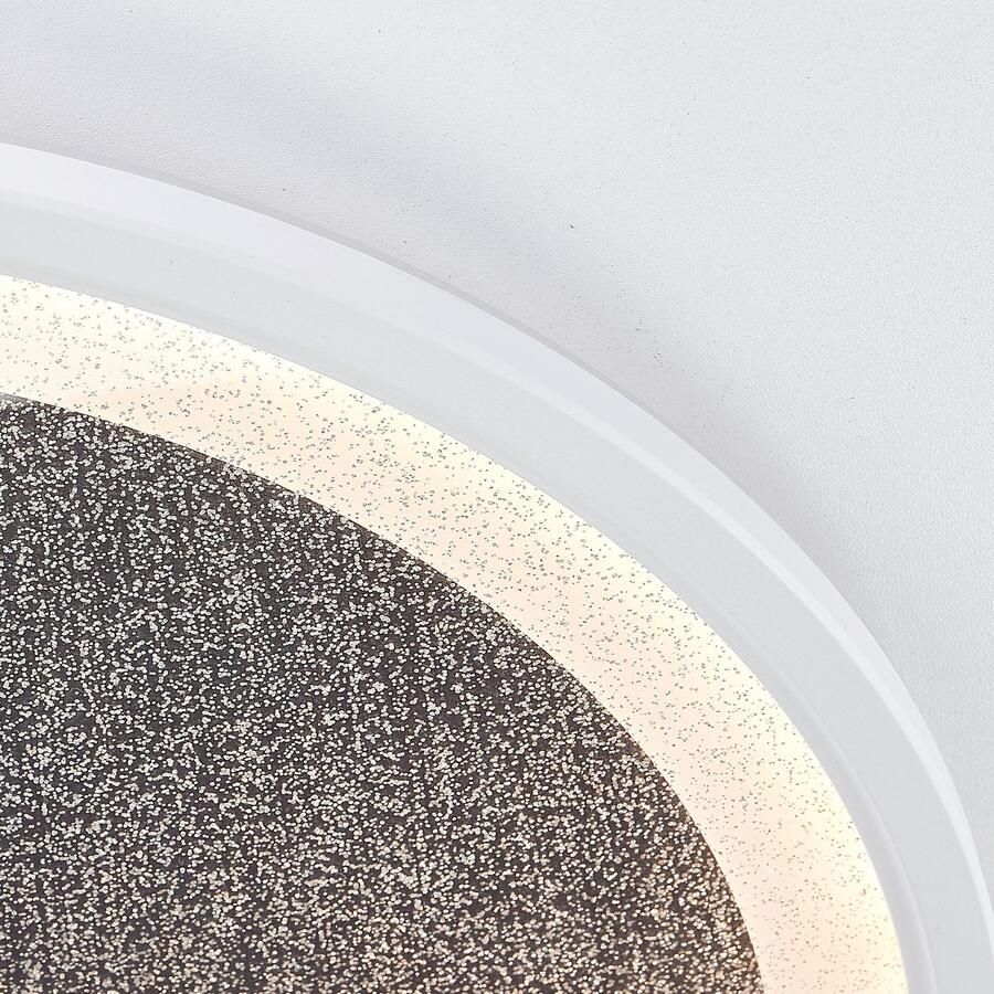 BreLight Led-plafondlamp Tanida LED-plafondlamp glittereffect 42 cm dimbaar 3700lm 3000-6500K - Foto 5