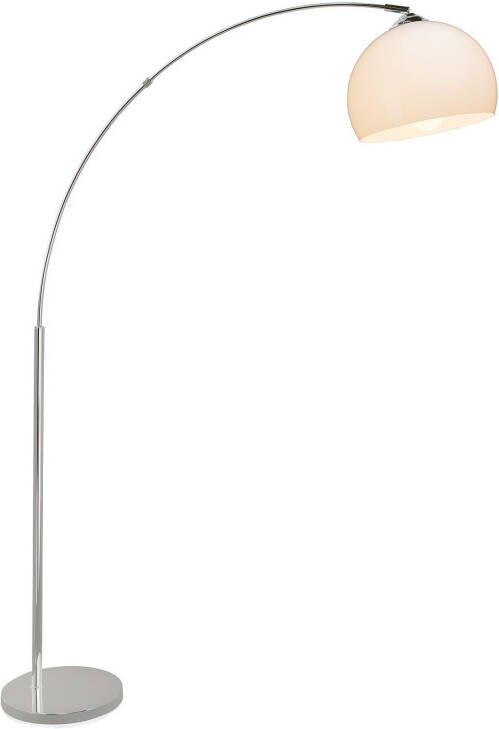 Brilliant Leuchten Booglamp Vessa Staande lamp 1 7m chroom wit (1 stuk) - Foto 2
