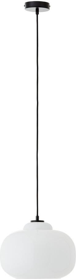 Brilliant Leuchten Hanglamp Blop Hoogte 128 5 cm Ø 30 cm E27 inkortbaar glas metaal - Foto 5