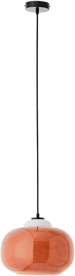 Brilliant Leuchten Hanglamp Blop Hoogte 128 5 cm Ø 30 cm E27 inkortbaar glas metaal - Foto 4