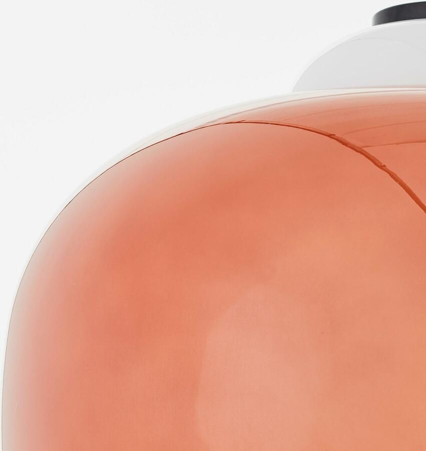 Brilliant Leuchten Hanglamp Blop Hoogte 128 5 cm Ø 30 cm E27 inkortbaar glas metaal - Foto 2