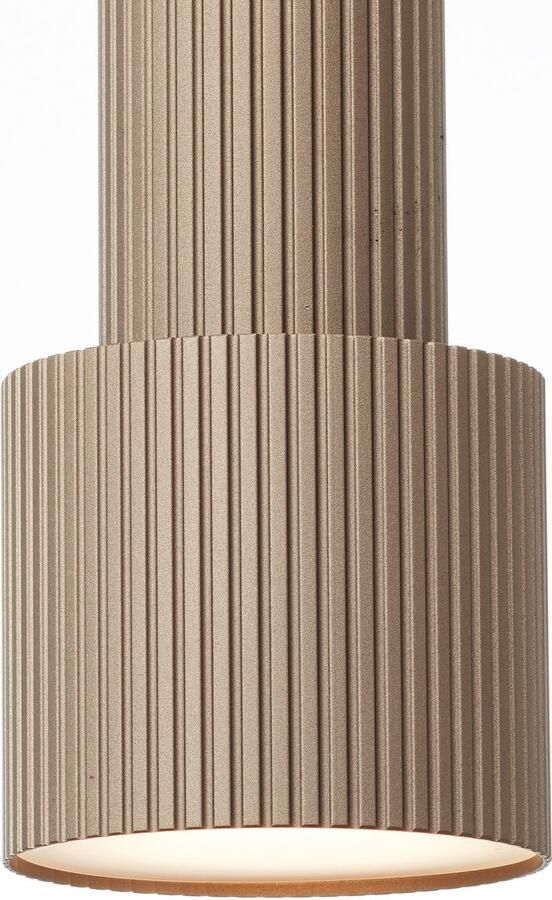 Brilliant Leuchten Hanglamp Cadiz 150 x 35 cm 4x gu10 fitting inkortbaar aluminium zwart bronzen kleur (1 stuk) - Foto 5