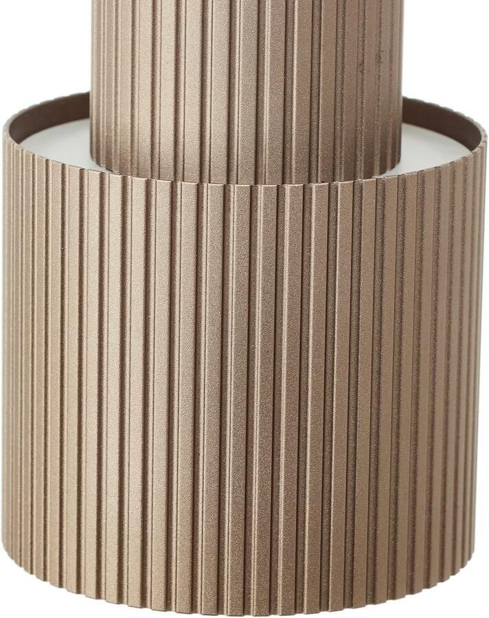 Brilliant Leuchten Hanglamp Cadiz 150 x 35 cm 4x gu10 fitting inkortbaar aluminium zwart bronzen kleur (1 stuk) - Foto 4