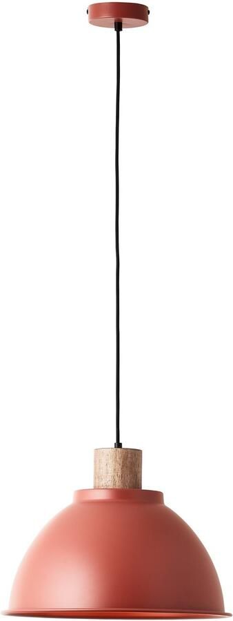 Brilliant Leuchten Hanglamp Erena Hoogte 120 cm Ø 38 cm E27 inkortbaar metaal hout - Foto 3