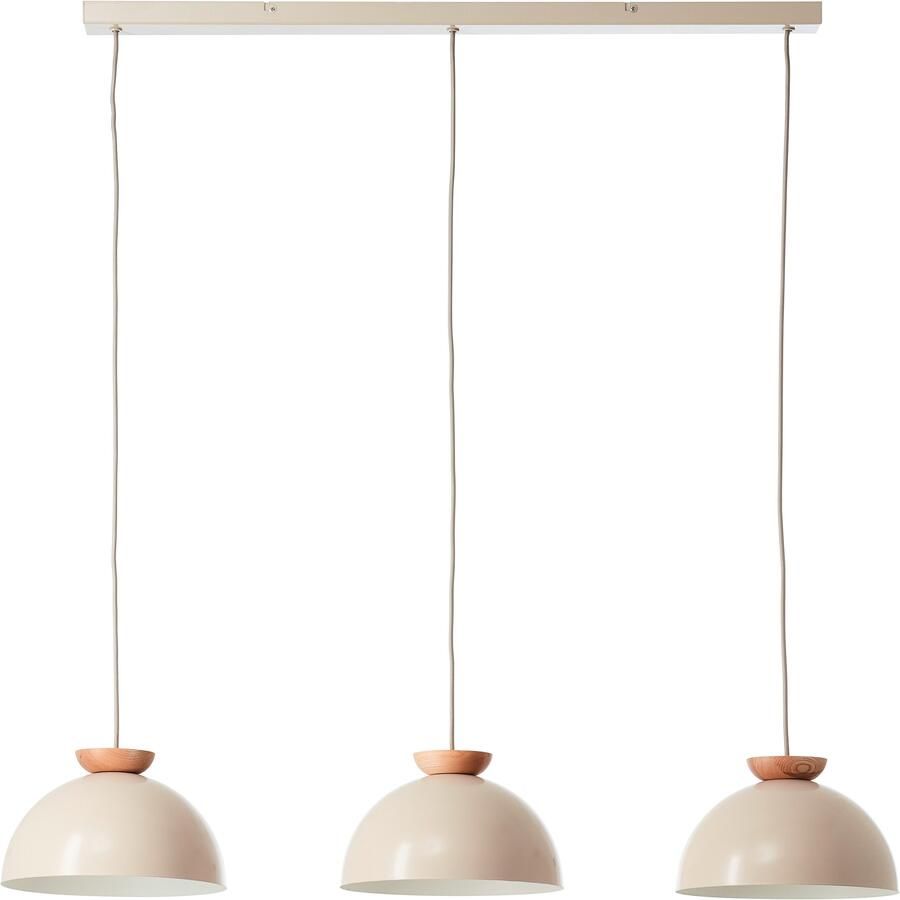 Brilliant 158 x 100 x 25 cm 3 x E14 inkortbaar metaal hout naturel beige 158 x 100 x 25 cm 3 x E14 inkortbaar metaal hout naturel beige - Foto 3