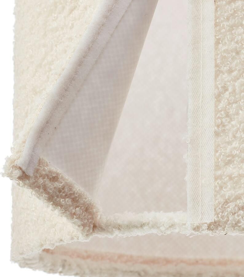 Brilliant Leuchten Hanglamp Teddy zachte teddy stof 150 x 35 cm e27 inkortbaar textiel beige - Foto 3