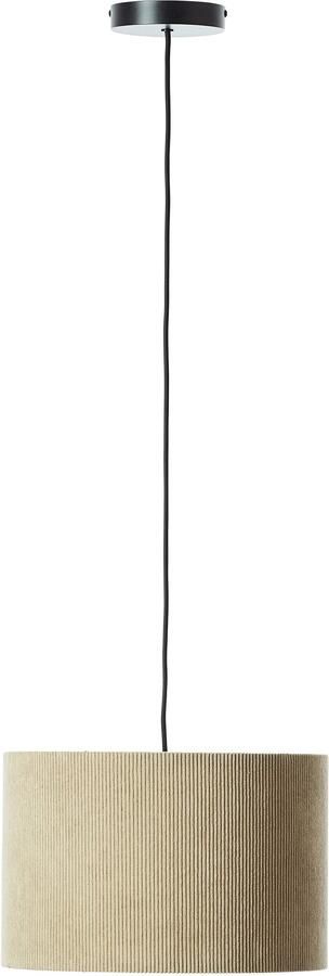 Brilliant Leuchten Hanglamp TONY met cord-lampenscherm 150 x 35 cm e27 inkortbaar textiel - Foto 5