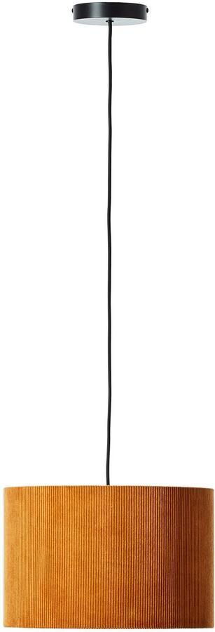 Brilliant Leuchten Hanglamp TONY met cord-lampenscherm 150 x 35 cm e27 inkortbaar textiel - Foto 5