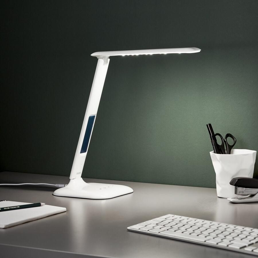Brilliant Leuchten Led-bureaulamp GLENN 55 cm hoogte touchdimmer usb-aansluiting kunststof metaal (1 stuk) - Foto 2