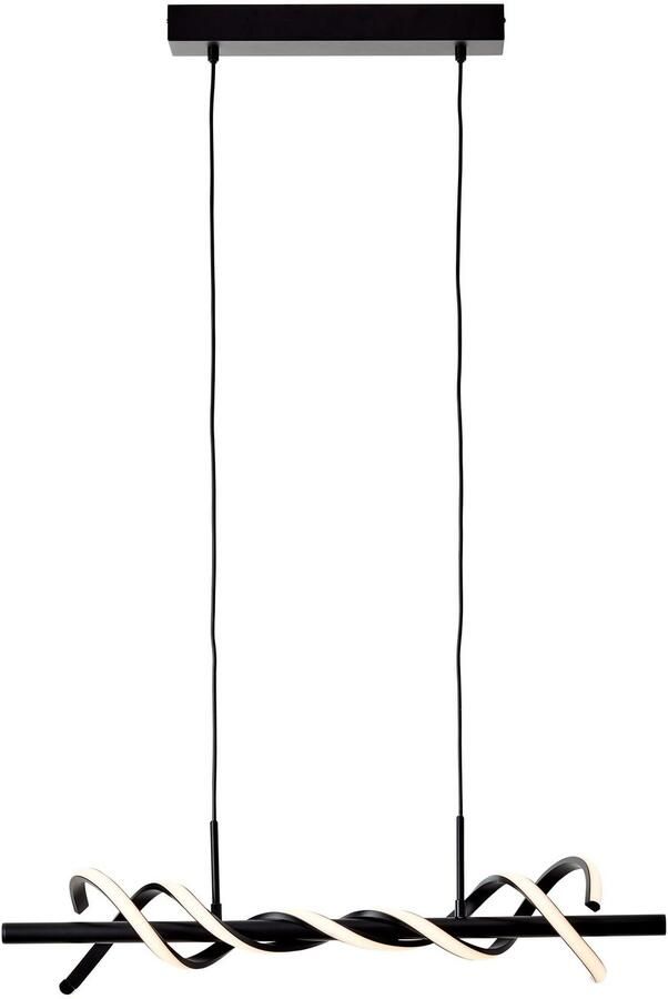 Brilliant Leuchten Led-hanglamp Amalie Hoogte 150 cm breedte 76 cm 2100 lm inkortbaar metaal kunststof zwart - Foto 3