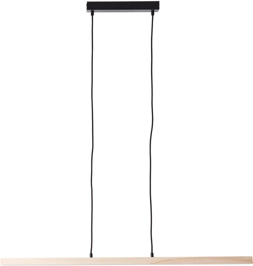 Brilliant Leuchten Led-hanglamp Arion van hout 150 cm hoogte 103 cm breedte 2400 lumen 3000 k (1 stuk) - Foto 2