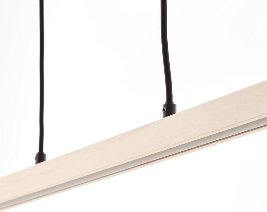Brilliant Leuchten Led-hanglamp Arion van hout 150 cm hoogte 103 cm breedte 2400 lumen 3000 k (1 stuk) - Foto 3