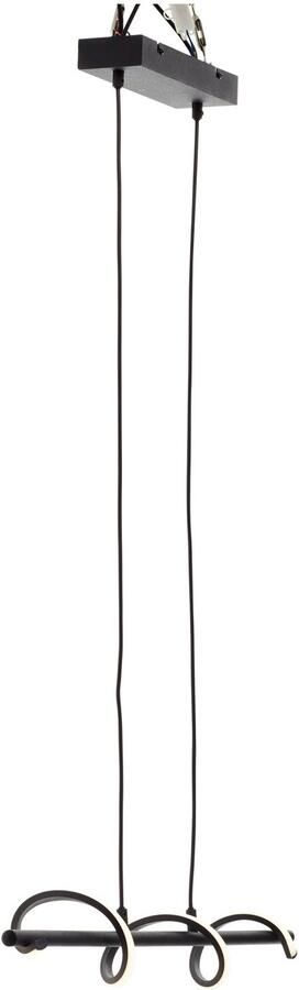 Brilliant Leuchten Led-hanglamp Eunice 80 cm breed 2600 lumen 4000 k in hoogte verstelbaar mat zwart (1 stuk) - Foto 3