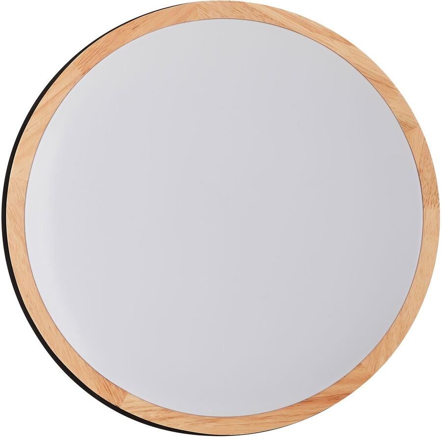 Brilliant Leuchten Led-plafondlamp Baarlo Ø 35 cm 2400 lm 3000 K 3-standen dimbaar hout metaal (1 stuk) - Foto 5