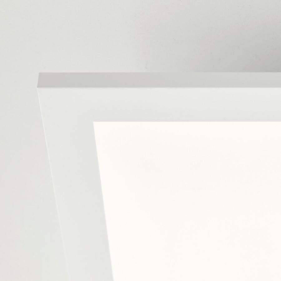 Brilliant 30 x 30 cm 1600 lm 2700 K aluminium wit 30 x 30 cm 1600 lm 2700 K aluminium wit - Foto 3