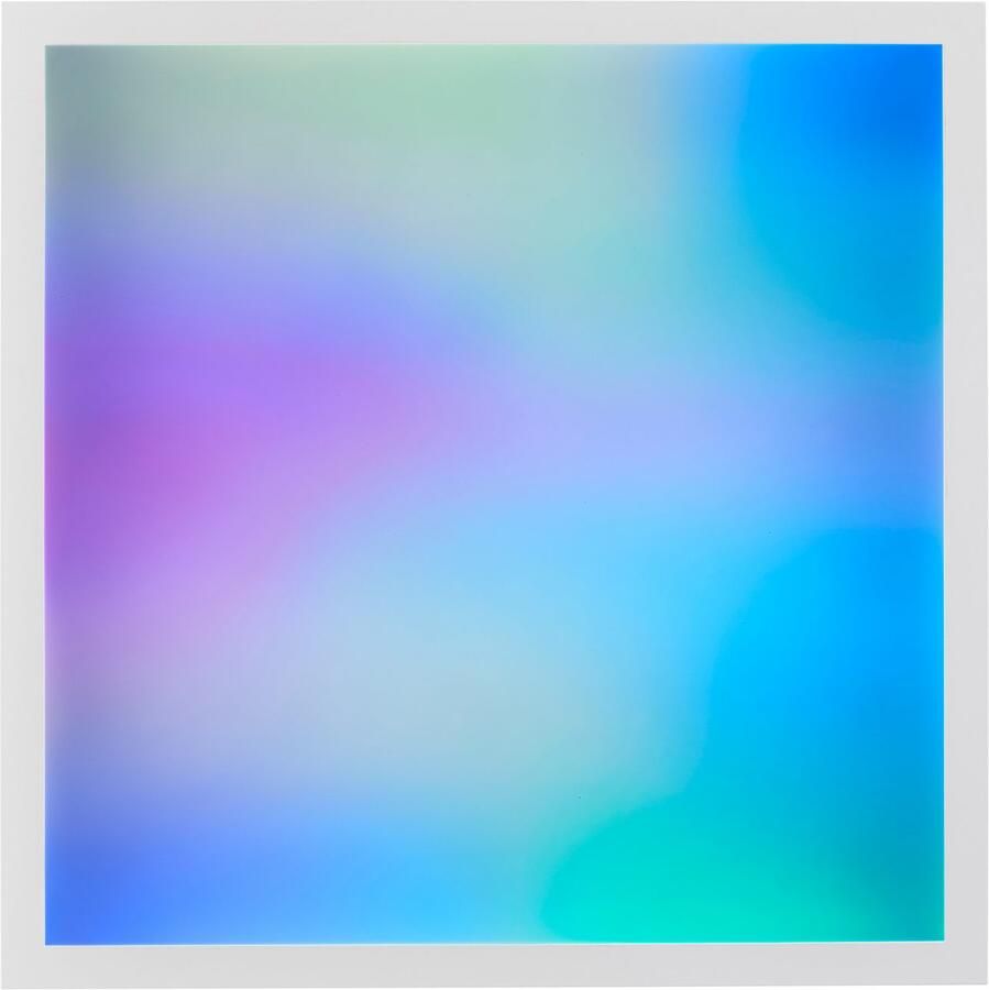 Brilliant Leuchten Led-plafondlamp Briston 45 x 45 cm 2500 lm 3000-6500 k ic-rgb dimbaar aluminium wit - Foto 3