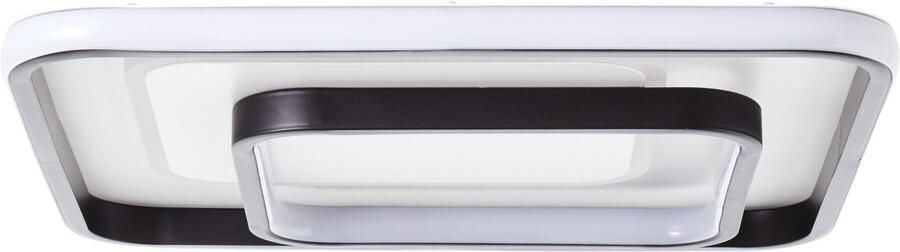 Brilliant Leuchten Led-plafondlamp Cava 40x40 cm 5400 lm warmwit licht metaal kunststof wit zwart (1 stuk) - Foto 5