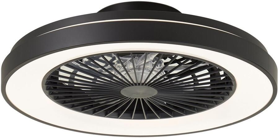 Brilliant Leuchten Led-plafondlamp Mazzaro plafondventilator Plafonnière ventilator 48 5 cm digitale RGB CCT dimbaar - Foto 4