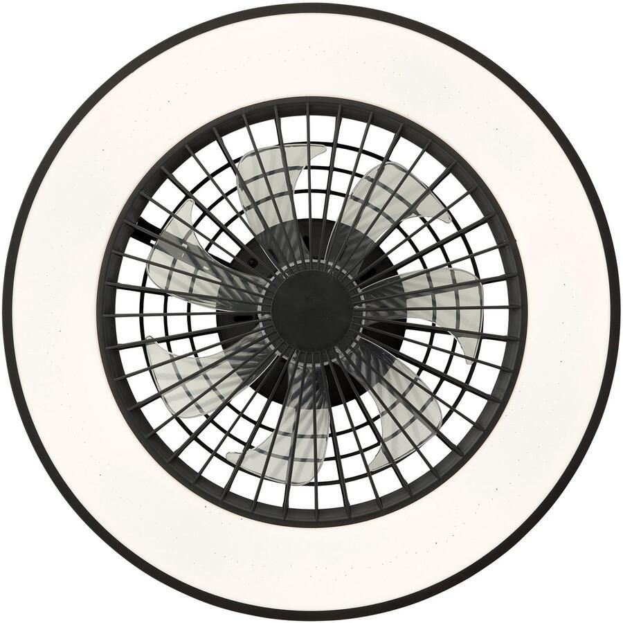 Brilliant Leuchten Led-plafondlamp Mazzaro plafondventilator Plafonnière ventilator 48 5 cm digitale RGB CCT dimbaar - Foto 2