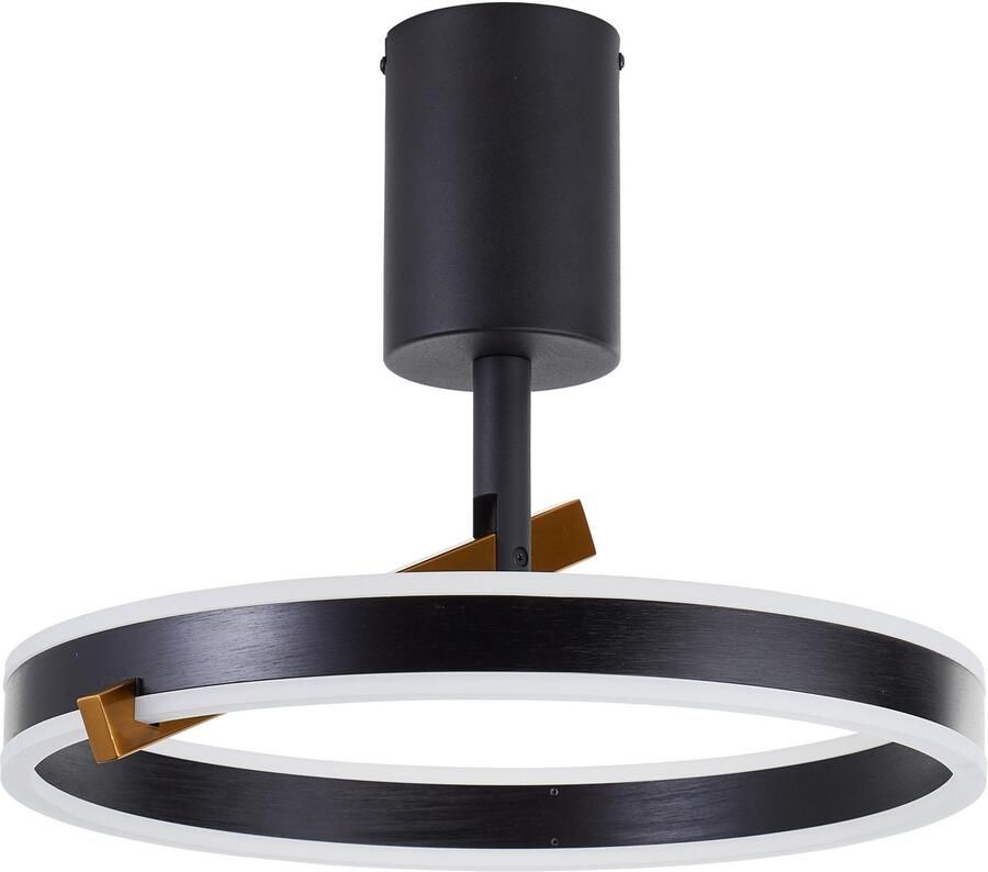 Brilliant Leuchten Led-plafondlamp Merida 36 x 42 x 40 cm 3100 lm 3000-6500 k dimbaar aluminium zwart - Foto 4