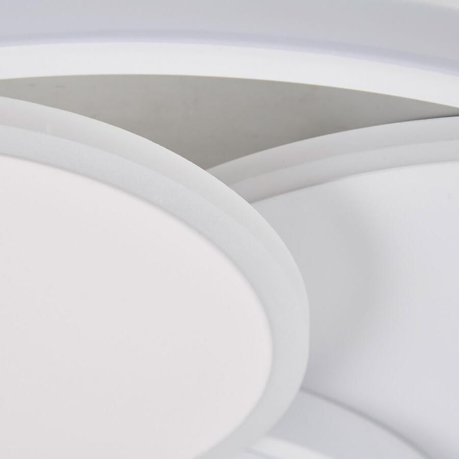 Brilliant Leuchten Led-plafondlamp Runda Ø 50 cm 5200 lm 3000-6500 K dimbaar CCT afstandsbediening metaal (1 stuk) - Foto 2
