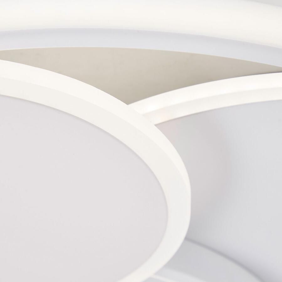 Brilliant Leuchten Led-plafondlamp Runda Ø 50 cm 5200 lm 3000-6500 K dimbaar CCT afstandsbediening metaal (1 stuk) - Foto 3