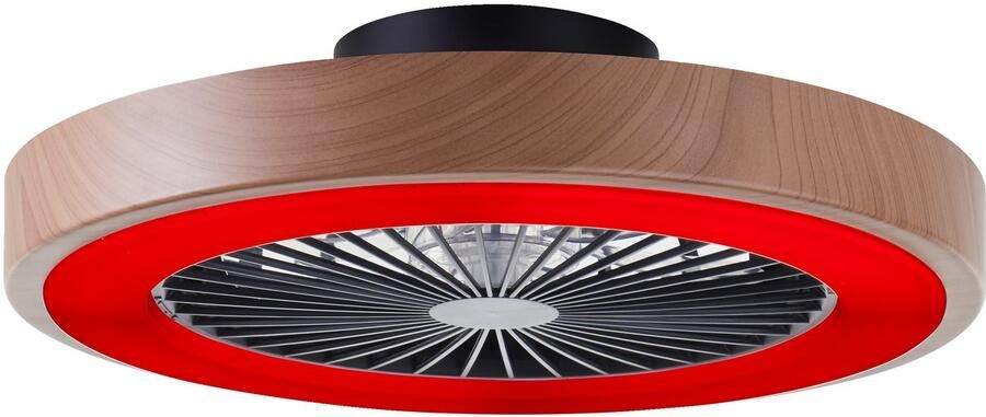 Brilliant Leuchten Led-plafondlamp SLIMLINE 49 cm ventilator digitaal rgb 4700 lm dimbaar 3000-6500 k cct (1 stuk) - Foto 5