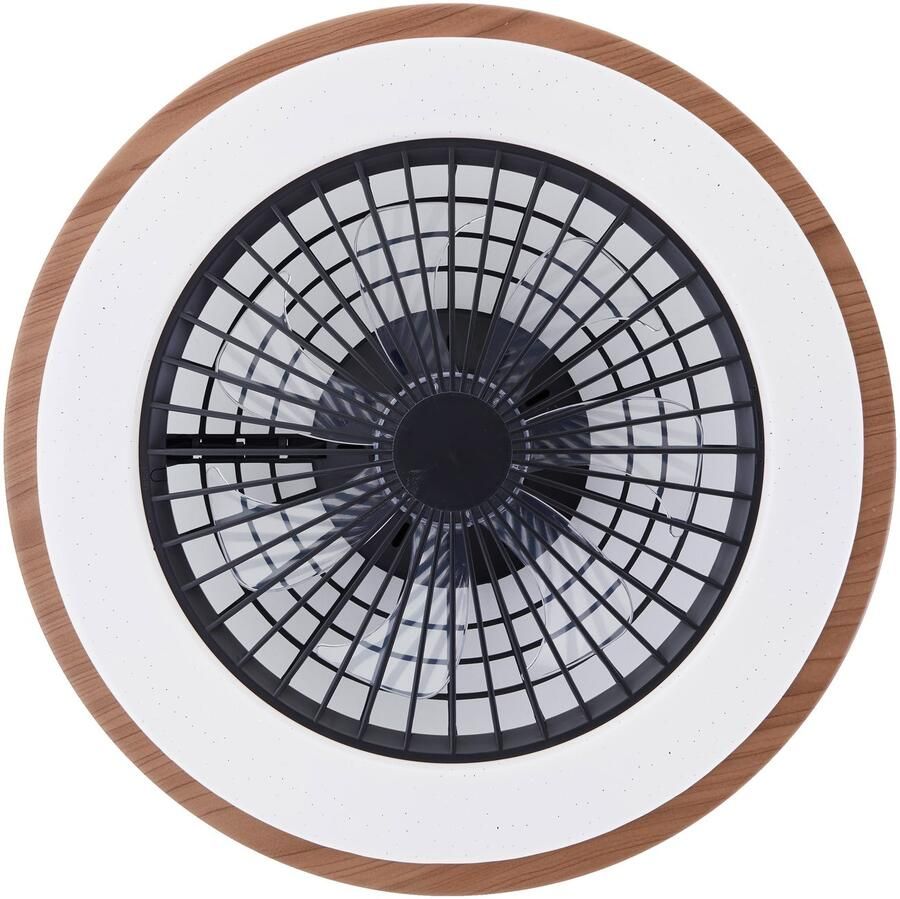 Brilliant Leuchten Led-plafondlamp SLIMLINE 49 cm ventilator digitaal rgb 4700 lm dimbaar 3000-6500 k cct (1 stuk) - Foto 3