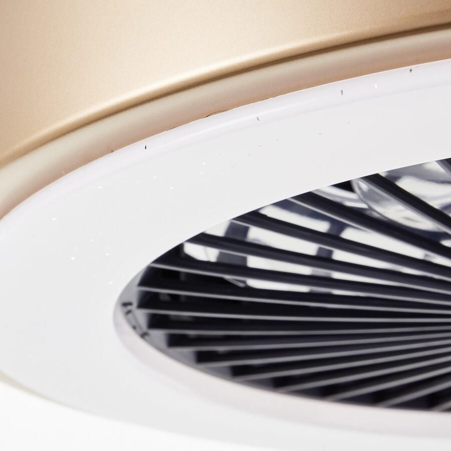 Brilliant Leuchten Led-plafondlamp SLIMLINE LED plafondlamp ventilator ICRGB CCT 49 cm 4700 lm 3000-6500 K (1 stuk) - Foto 2