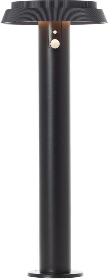 Brilliant Leuchten Led-sokkellamp Alvero LED-buitenlamp solar bewegingsmelder 50 cm 500 lm 3000 K (1 stuk)