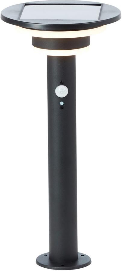 Brilliant Leuchten Led-sokkellamp Garvina Solar 45 cm 430 lm 3000 K roestvrij staal mat zwart (1 stuk) - Foto 5