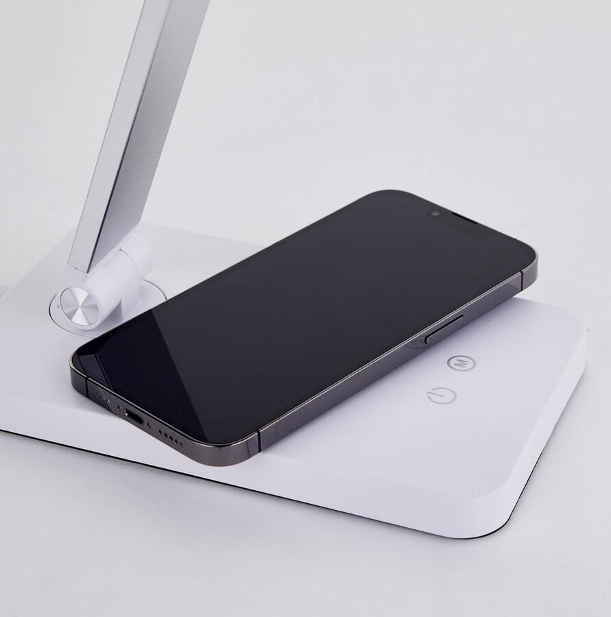 Brilliant Leuchten Led-tafellamp Florence 38 x 11 x 34 cm 610 lm 2700-6500k 3-traps dimbaar usb draaibaar - Foto 3